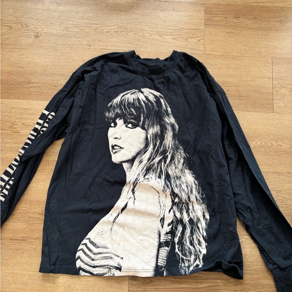 Taylor Swift navy eras tour crewneck shirt